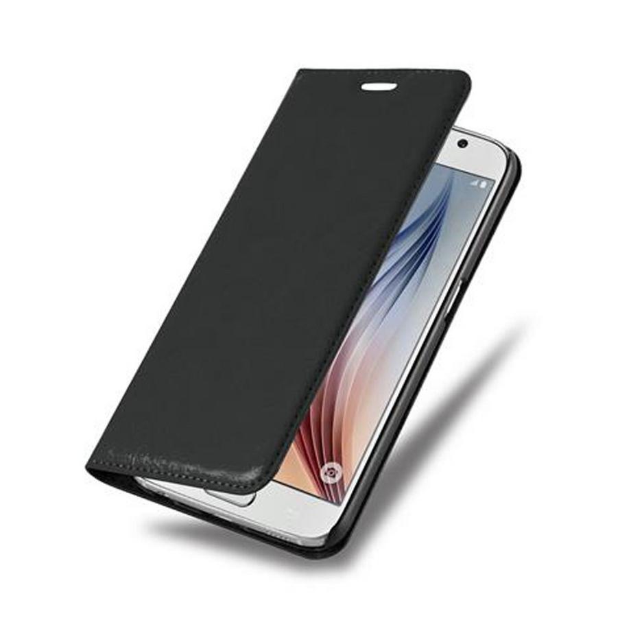 Cadorabo  Housse compatible avec Samsung Galaxy S6 - Coque de protection avec fermeture magnétique, fonction de support et compartiment pour carte 