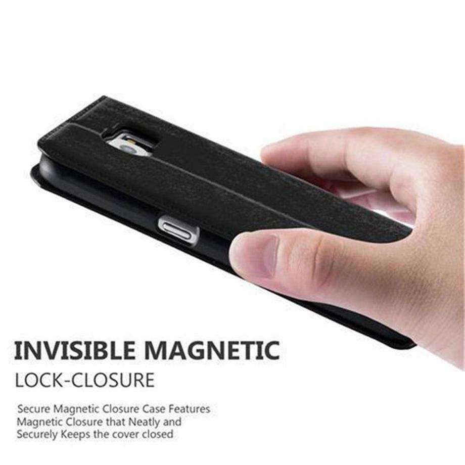 Cadorabo  Housse compatible avec Samsung Galaxy S6 - Coque de protection avec fermeture magnétique, fonction de support et compartiment pour carte 