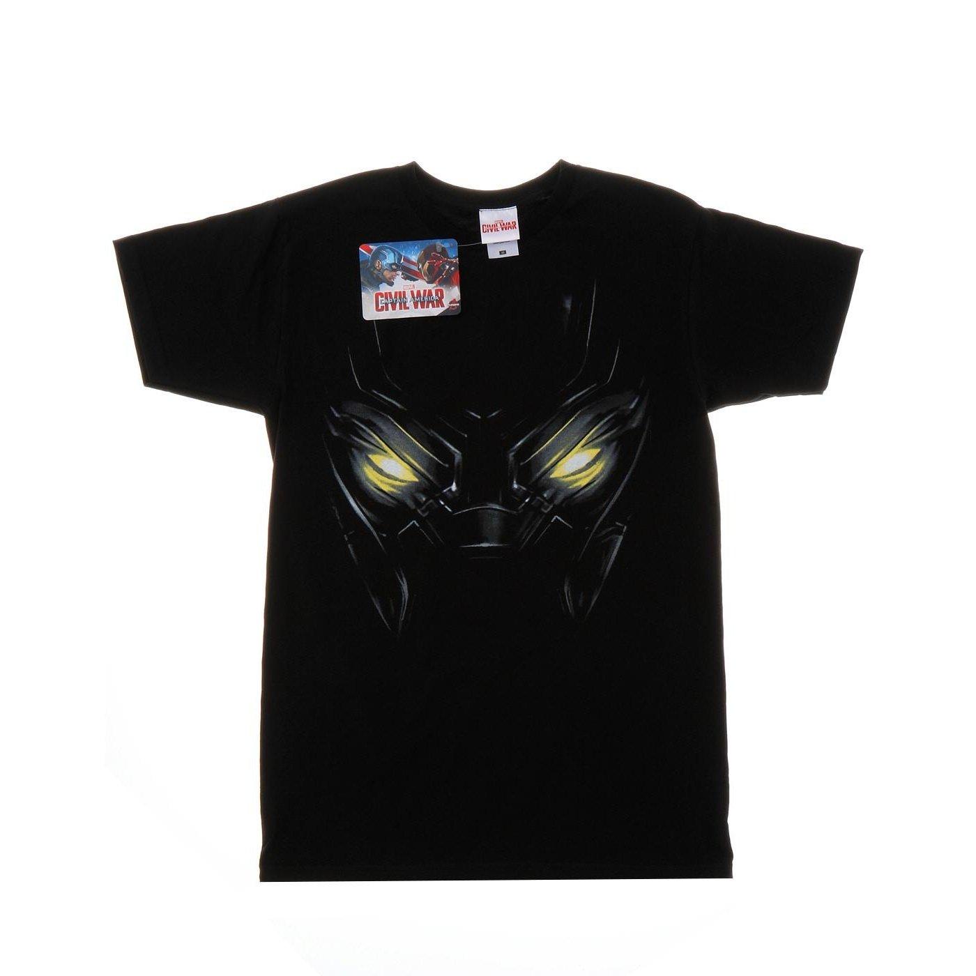 Image of Black Panther Eyes Tshirt Herren Schwarz 3XL