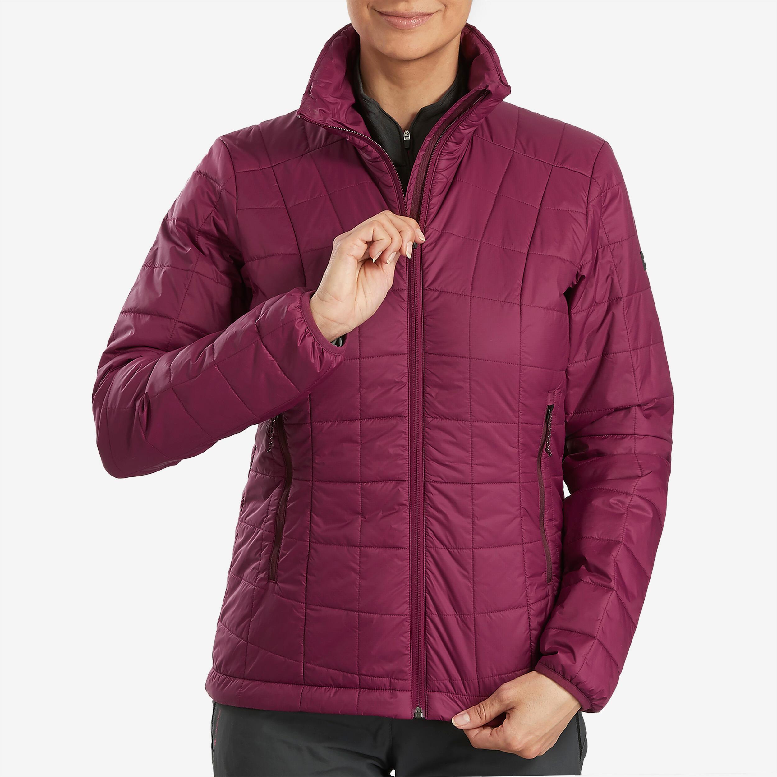 Image of Wattierte Jacke - Trek100 Damen Violett Bedruckt S