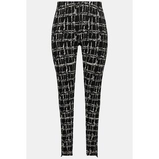 Ulla Popken  Leggings aderenti con stampa grafica e orlo elastico 