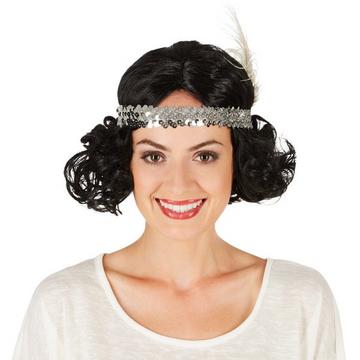 Frauenperücke Charlston mit Kopfband