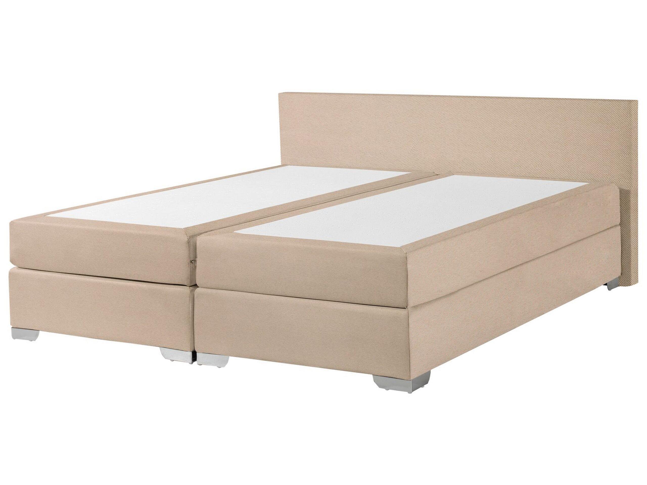 Beliani Boxspring Bett aus Polyester Modern PRESIDENT  