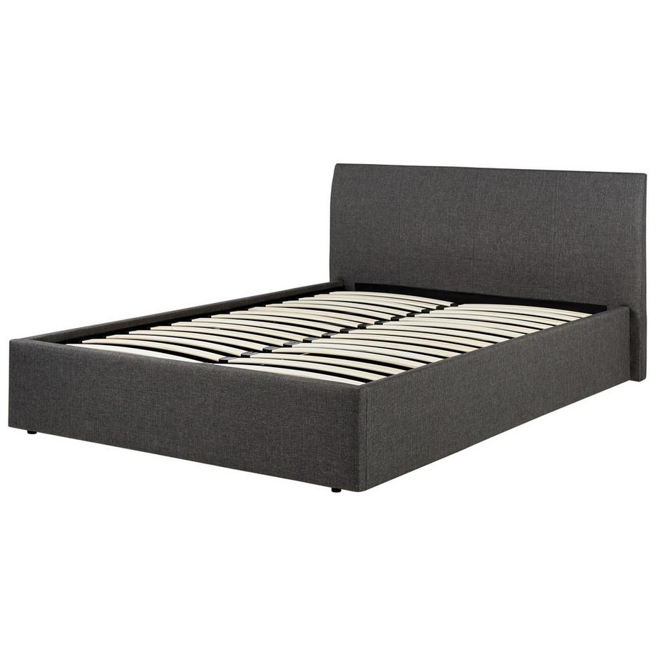 Beliani Letto contenitore en Tessuto  ORBEY  