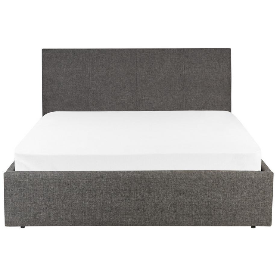Beliani Letto contenitore en Tessuto  ORBEY  