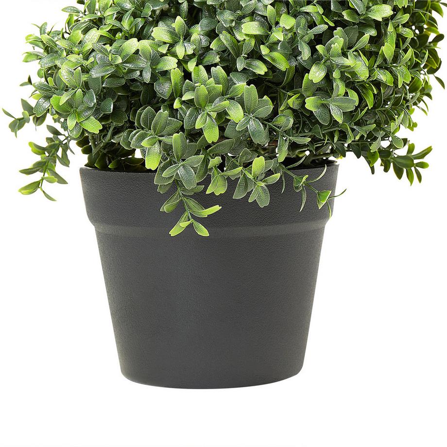 Beliani Plante artificielle en Matière synthétique  BUXUS SPIRAL TREE  