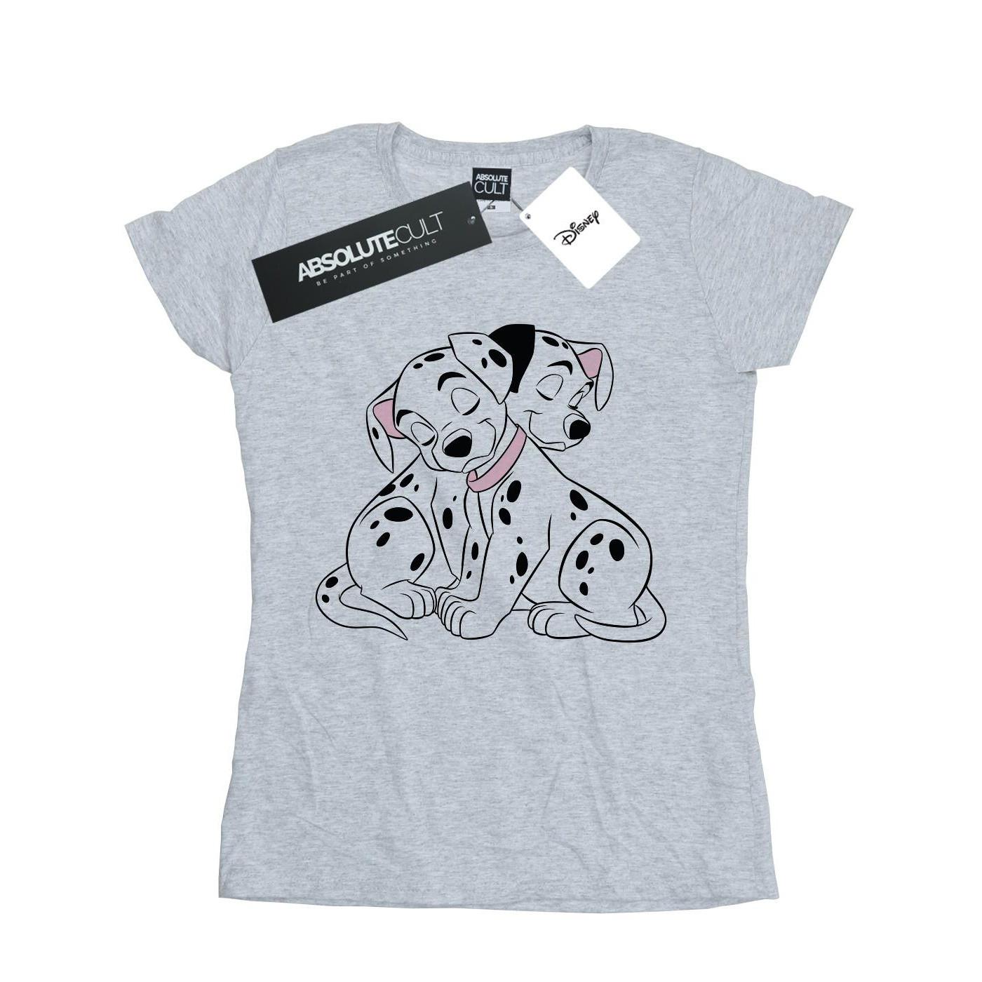 Image of 101 Dalmatians Puppy Love Tshirt Damen Grau L