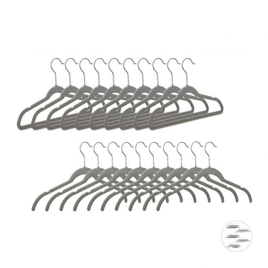 Appendiabiti in velluto