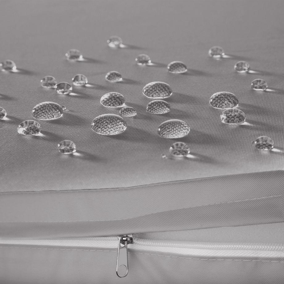 Tectake 2-in-1-Rattanlounge-Set Monopoli Nutzung als Sofa oder Sitzgruppe Tisch mit Lamellen in Holzoptik  