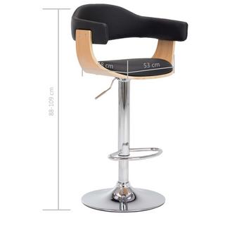 VidaXL Tabouret de bar cuir artificiel  