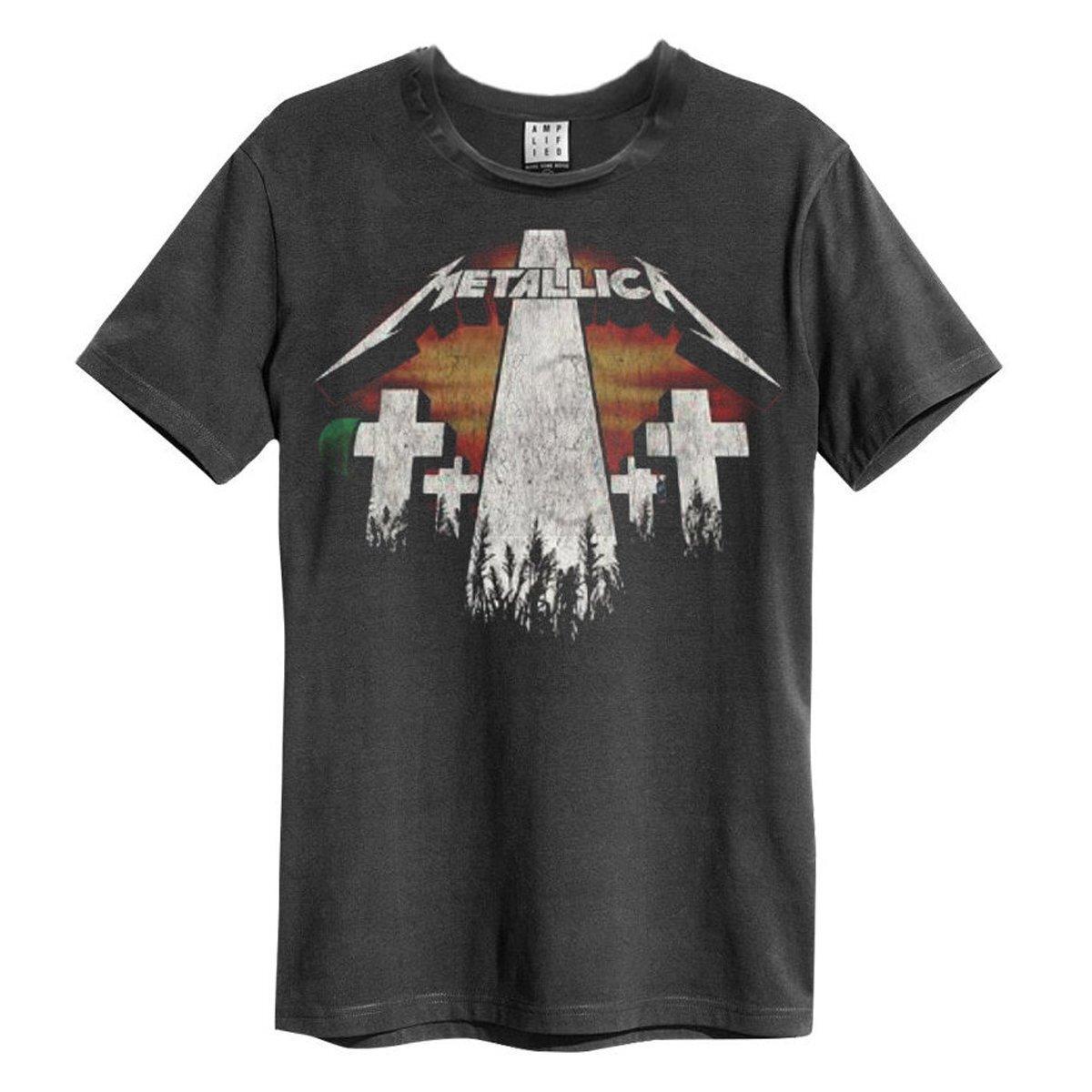Image of "master Of Puppets Revamp" Tshirt Damen Charcoal Black S