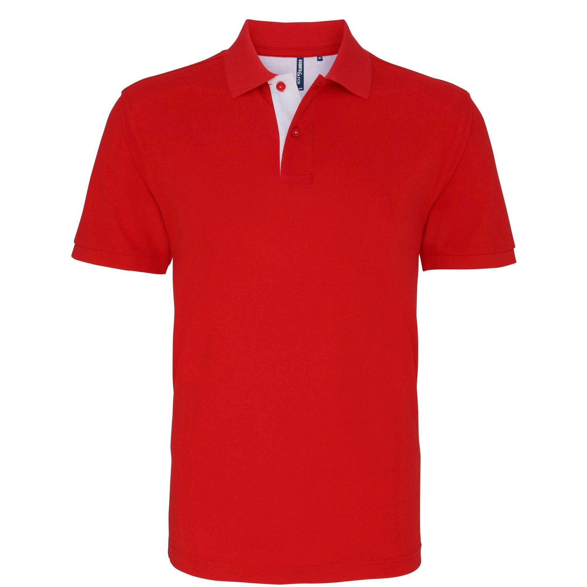 Image of Poloshirt, Kurzärmlig Herren Rot Bunt XXL