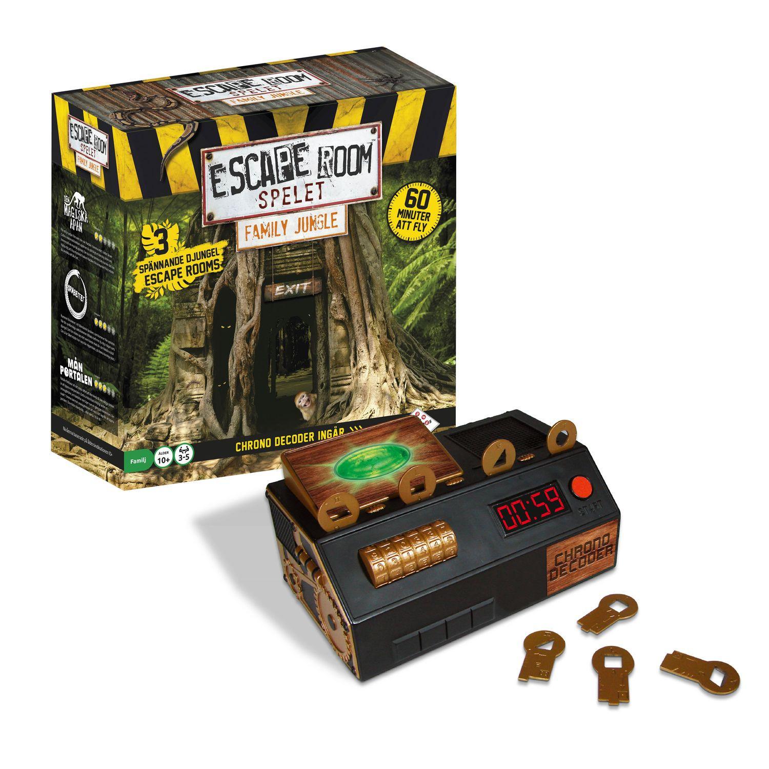 B2X  Escape Room Famille Jungle - Suédois 