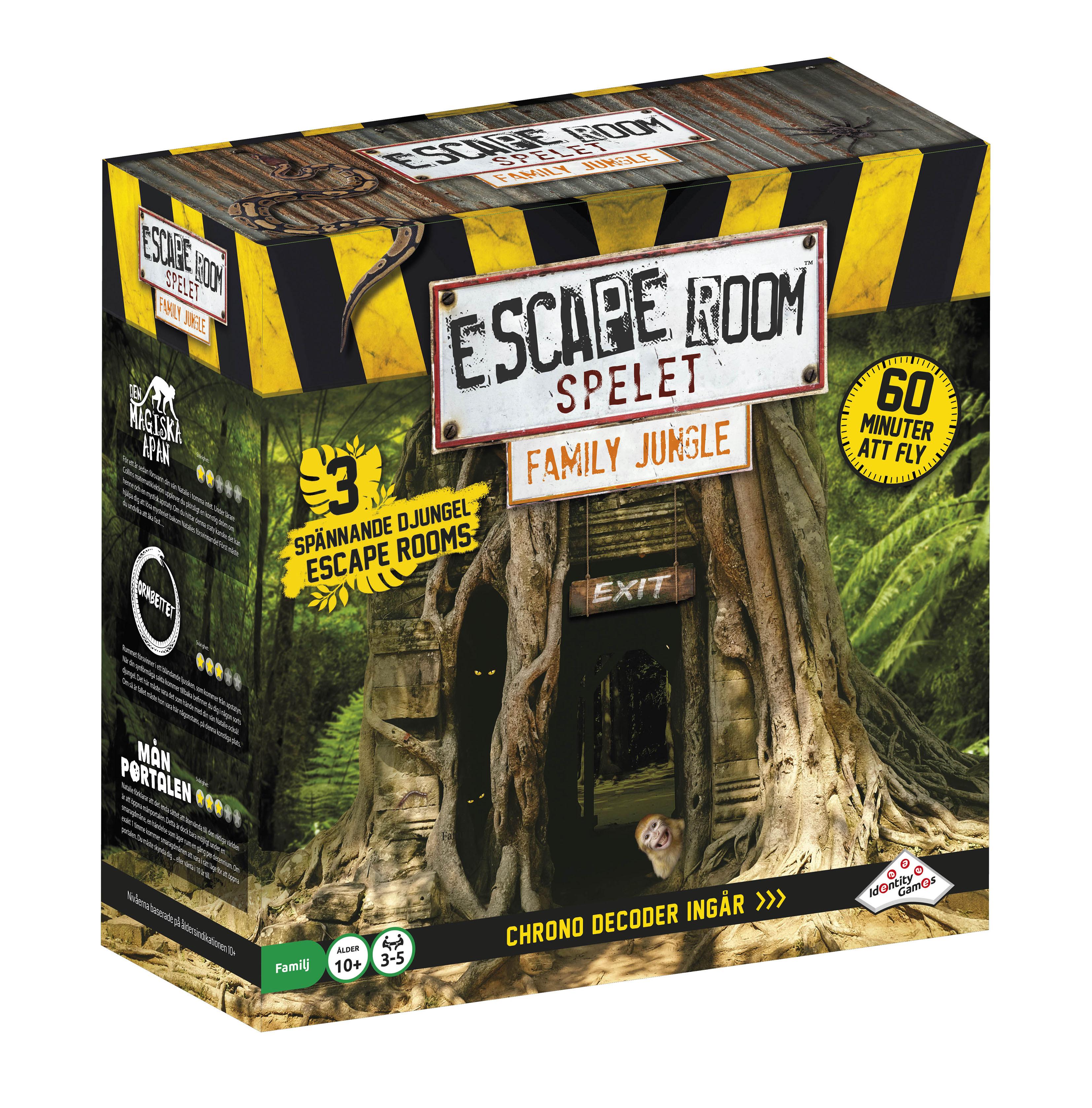 B2X  Escape Room Famille Jungle - Suédois 