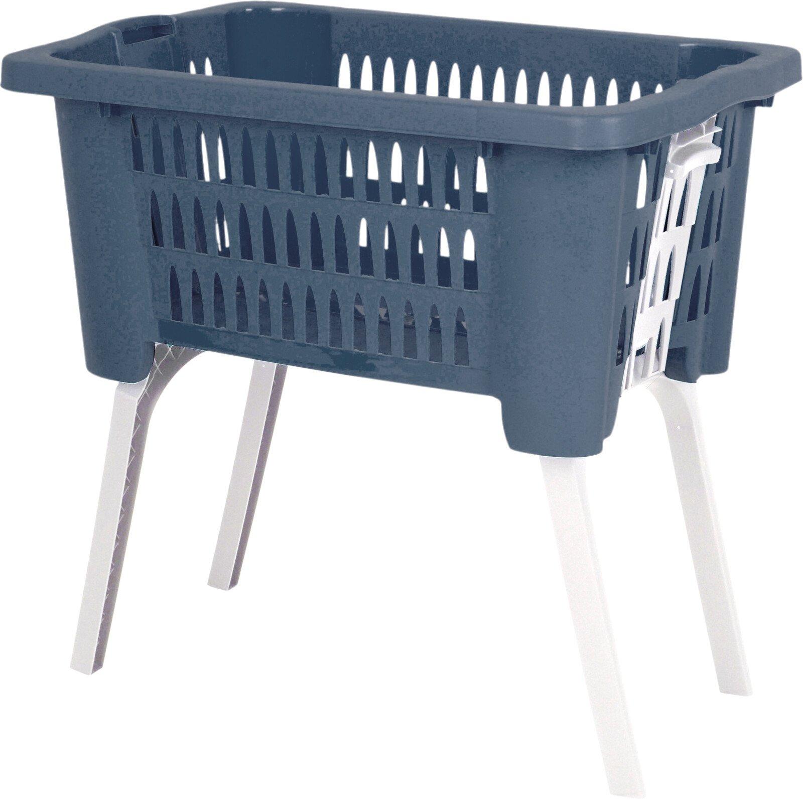 Image of Waschkorb mit aufklappbaren Beinen 3versch.Farben Waschkorb mit aufklappbaren Beinen 3versch.Farben