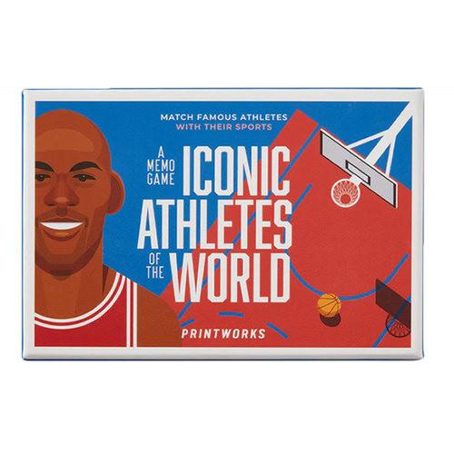 PRINTWORKS  Memo Game – Iconic Athletes 