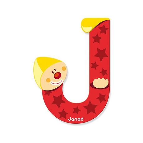 Janod Buchstaben Clown J  