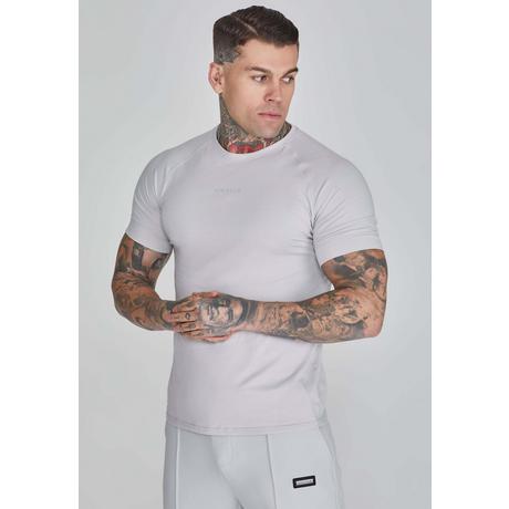 Sik Silk  T-shirt Smart T-Shirt in Light Grey 