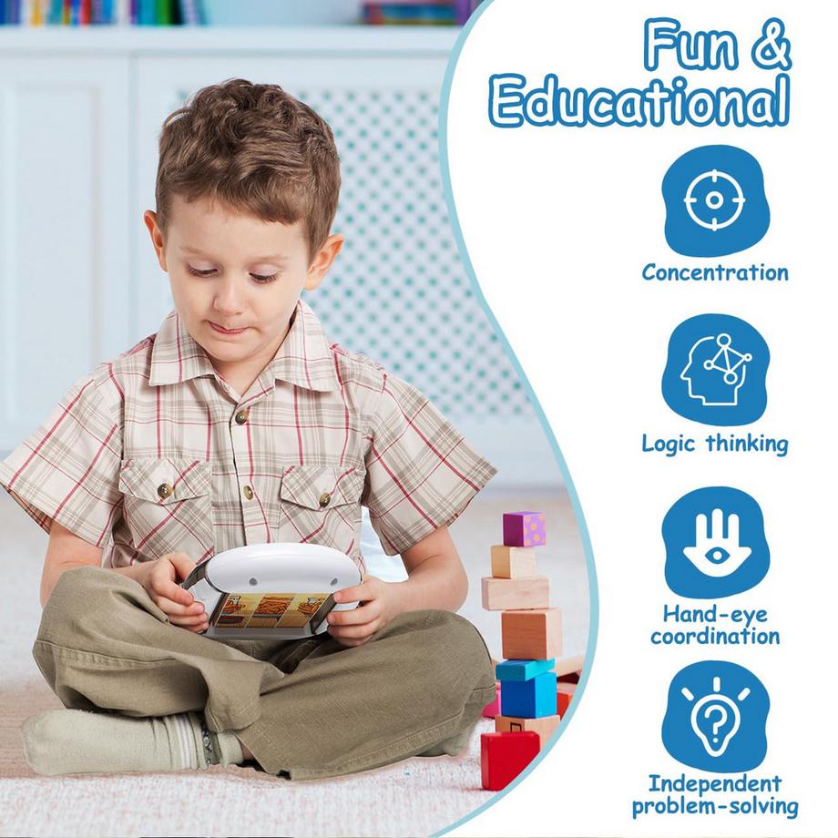 Activity-board  4 in 1 Puzzles Lernspielzeug Motorikspielzeug 