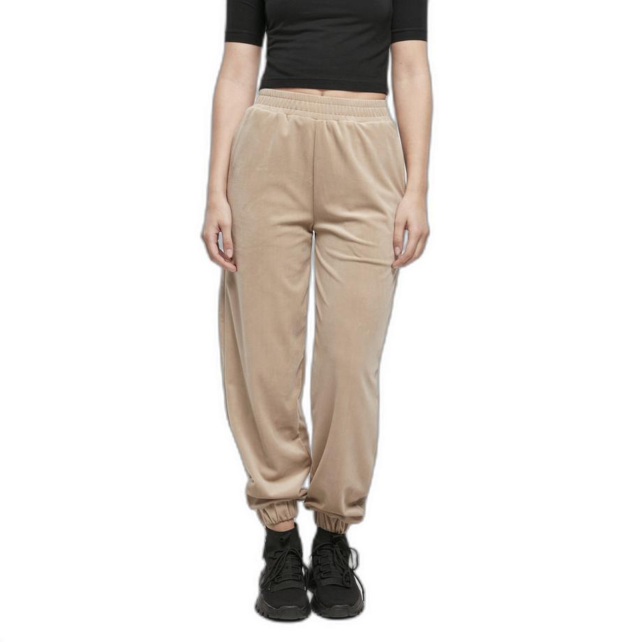 URBAN CLASSICS High Waist Samt Ballon Jogginghose  