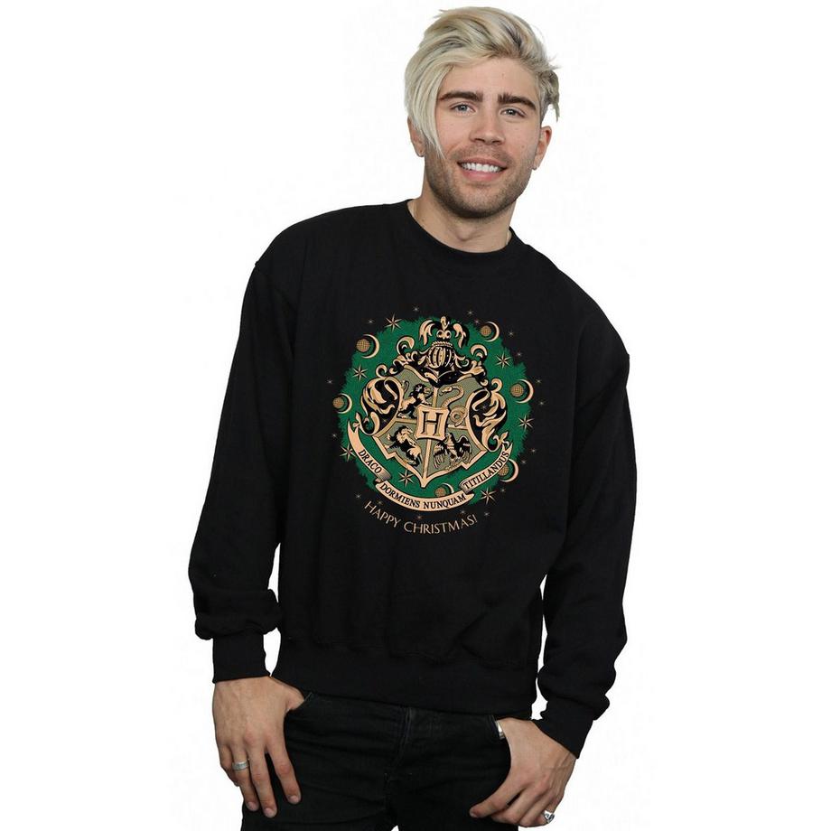 Harry Potter Hogwarts Happy Christmas Felpa  