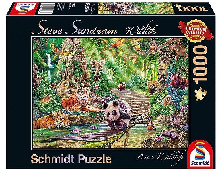 Schmidt  Spiele Asiatische Tierwelt (1000Teile) 