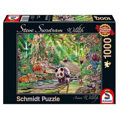 Schmidt  Spiele Asiatische Tierwelt (1000Teile) 