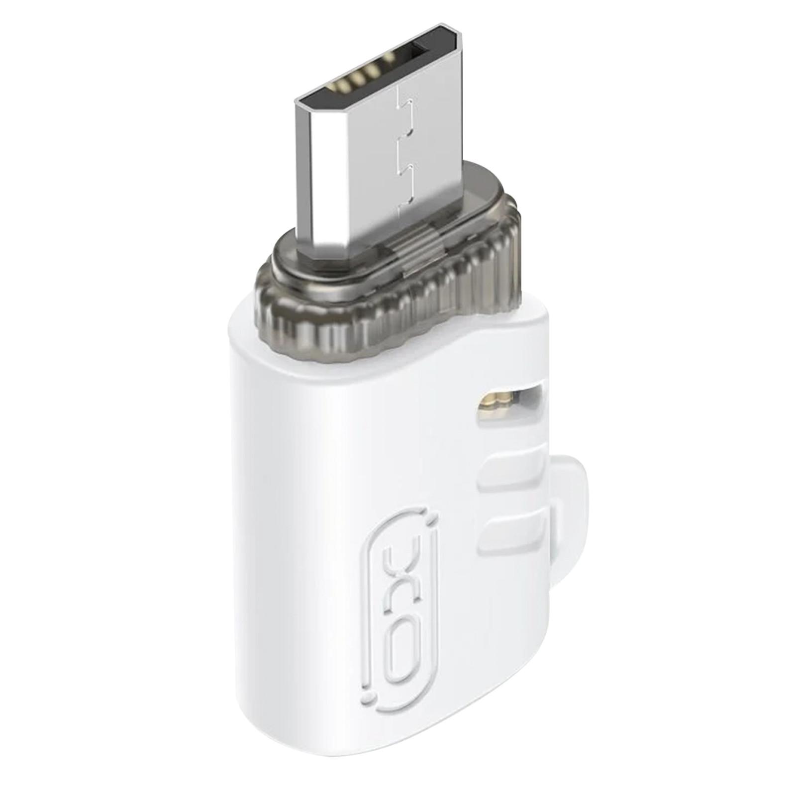 Avizar  USB-C / Micro-USB Adapter Weiß 