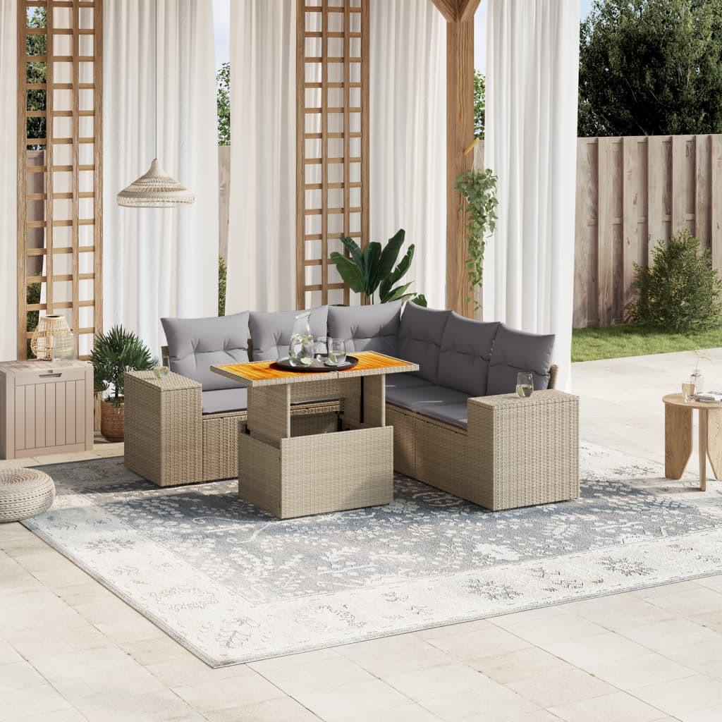 VidaXL Garten sofagarnitur poly-rattan  