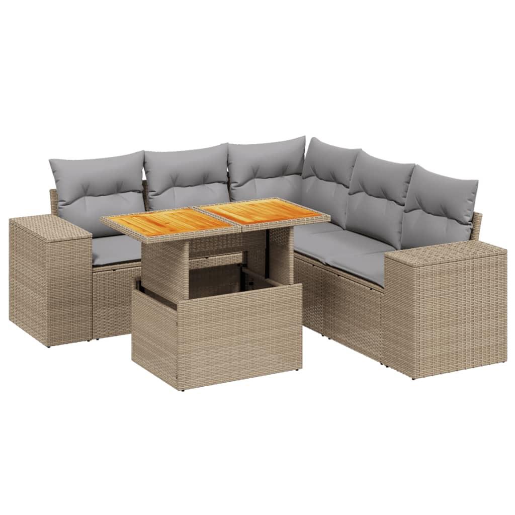 VidaXL Garten sofagarnitur poly-rattan  