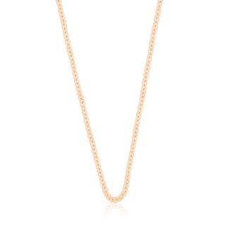 MUAU Schmuck  Collier rond forçat or rose 750, 3.05mm, 55cm 