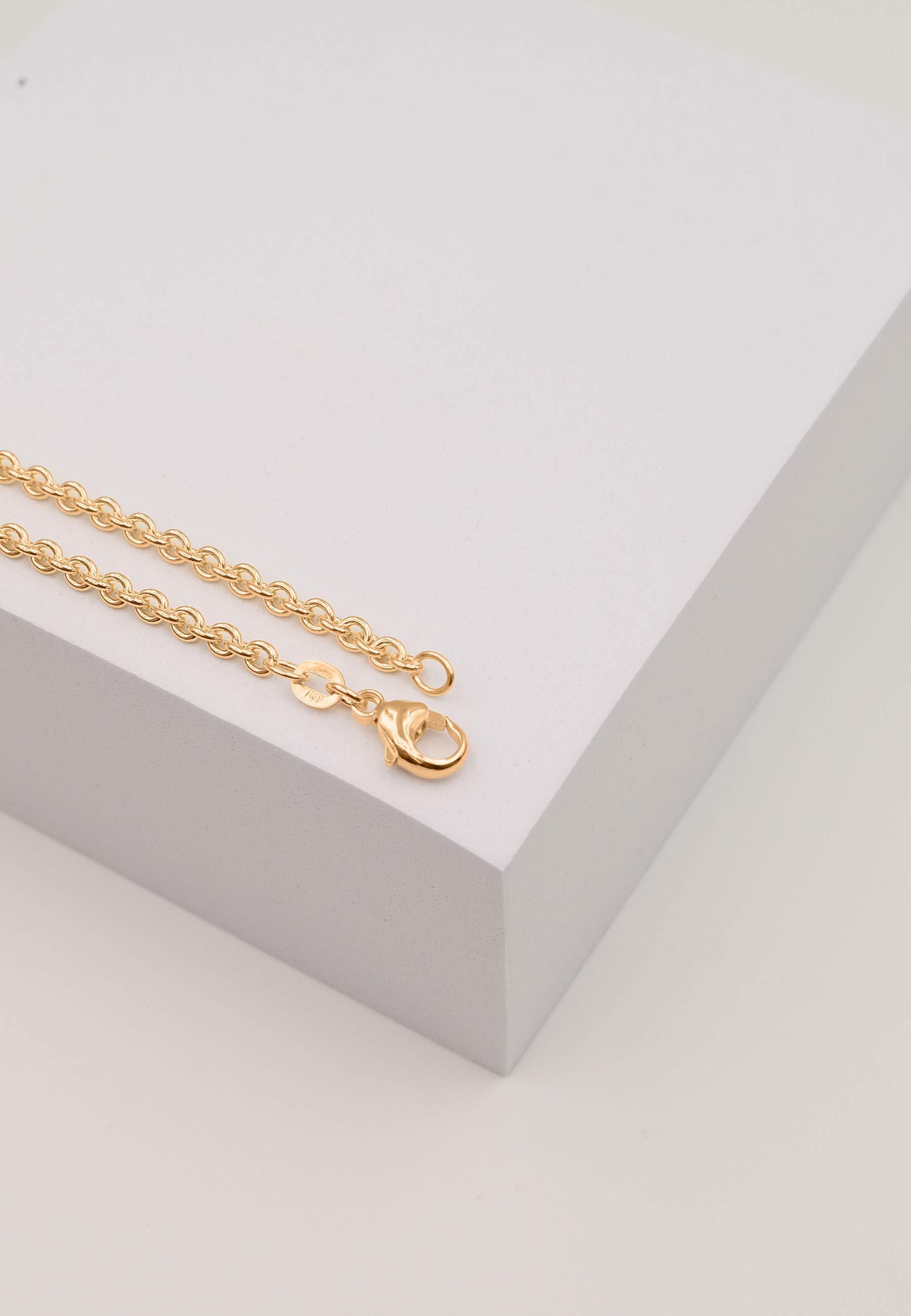 Image of Collier Rundanker Rotgold 750, 3.05mm, 55cm Damen Gold 55 CM