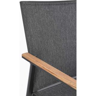 mutoni Fauteuil de jardin Cameron anthracite  