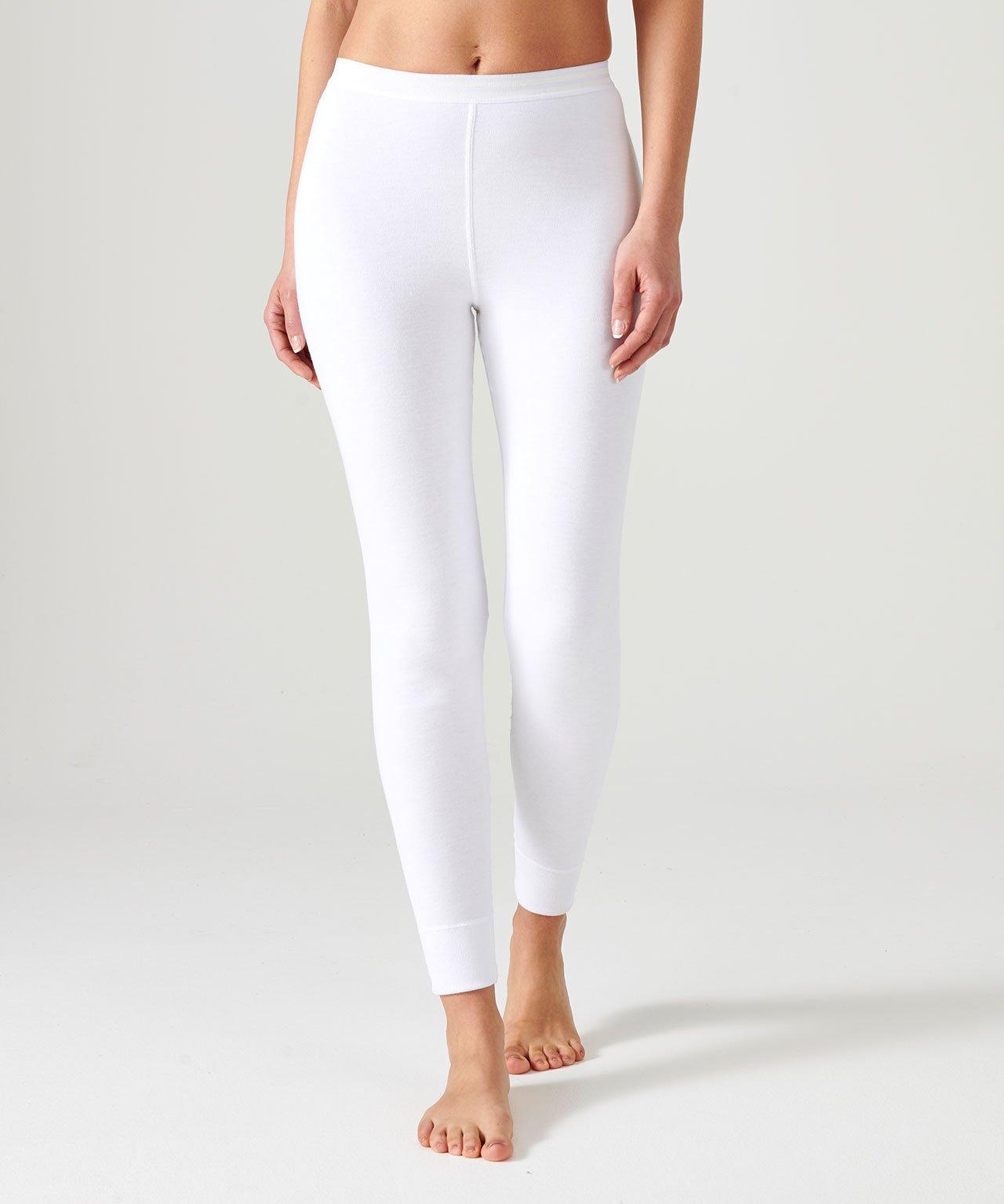 Image of Lange Unterhose. Damen Weiss 50/52