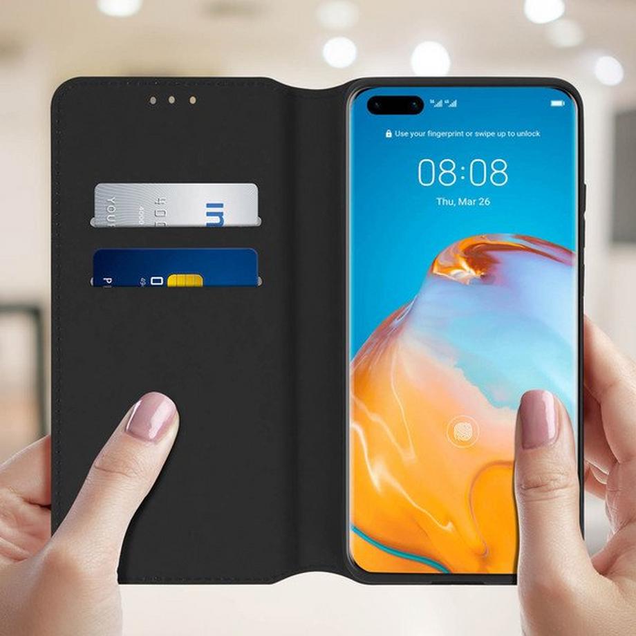 Avizar  Étui Huawei P40 Pro Folio Noir 