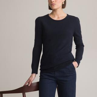 La Redoute Collections  Pull col rond en fine maille 