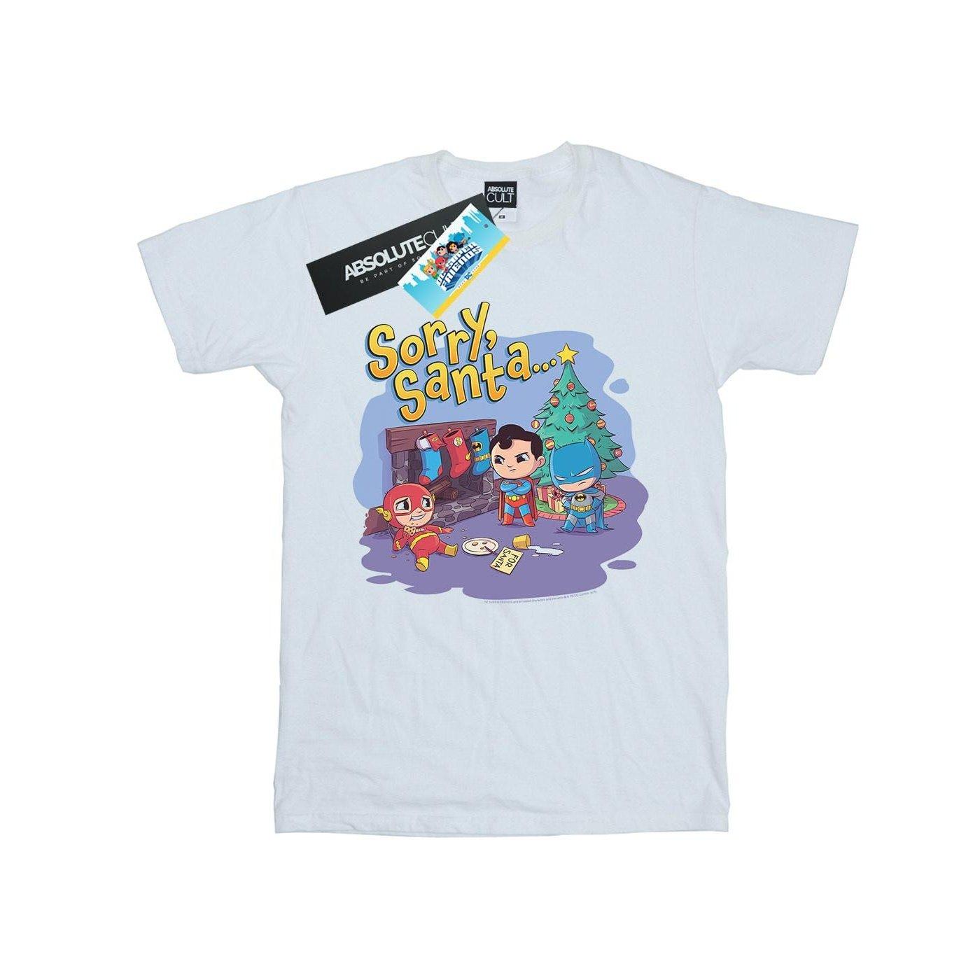 Super Friends Sorry Santa Tshirt Mädchen Weiss 152-158