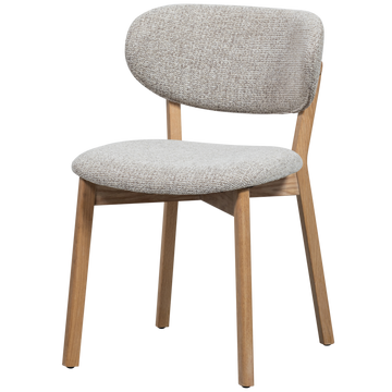 Sedia da pranzo Udar con struttura in legno naturale