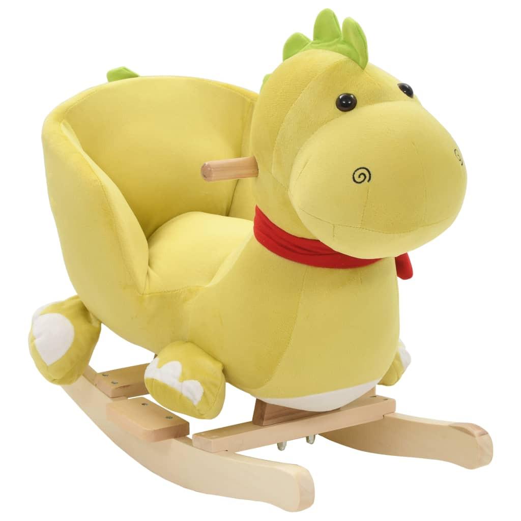 VidaXL  Dragon à bascule peluche 