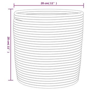VidaXL Aufbewahrungskorb baumwolle  