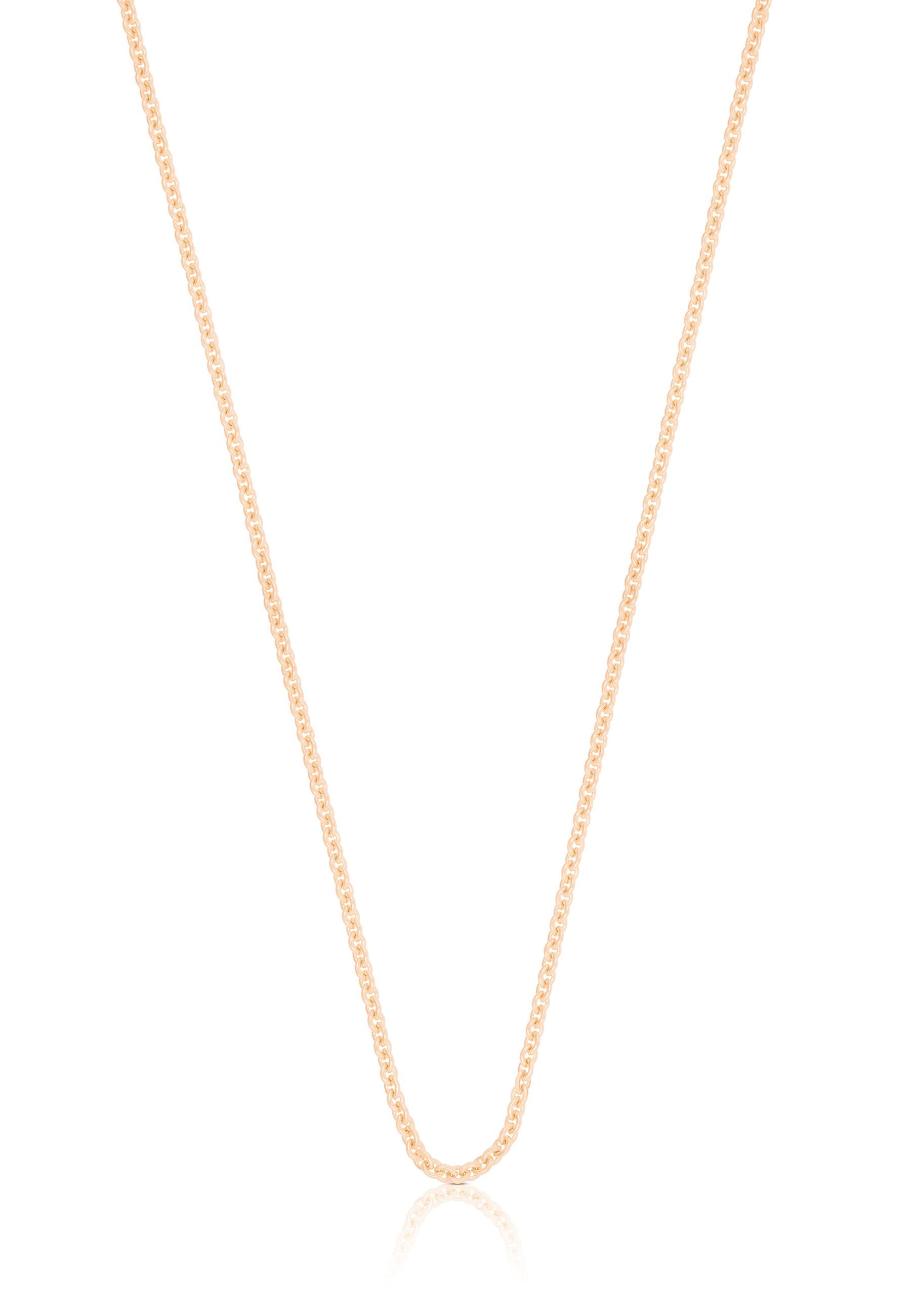 MUAU Schmuck  Collier Rundanker Rotgold 750, 1.7mm, 50cm 