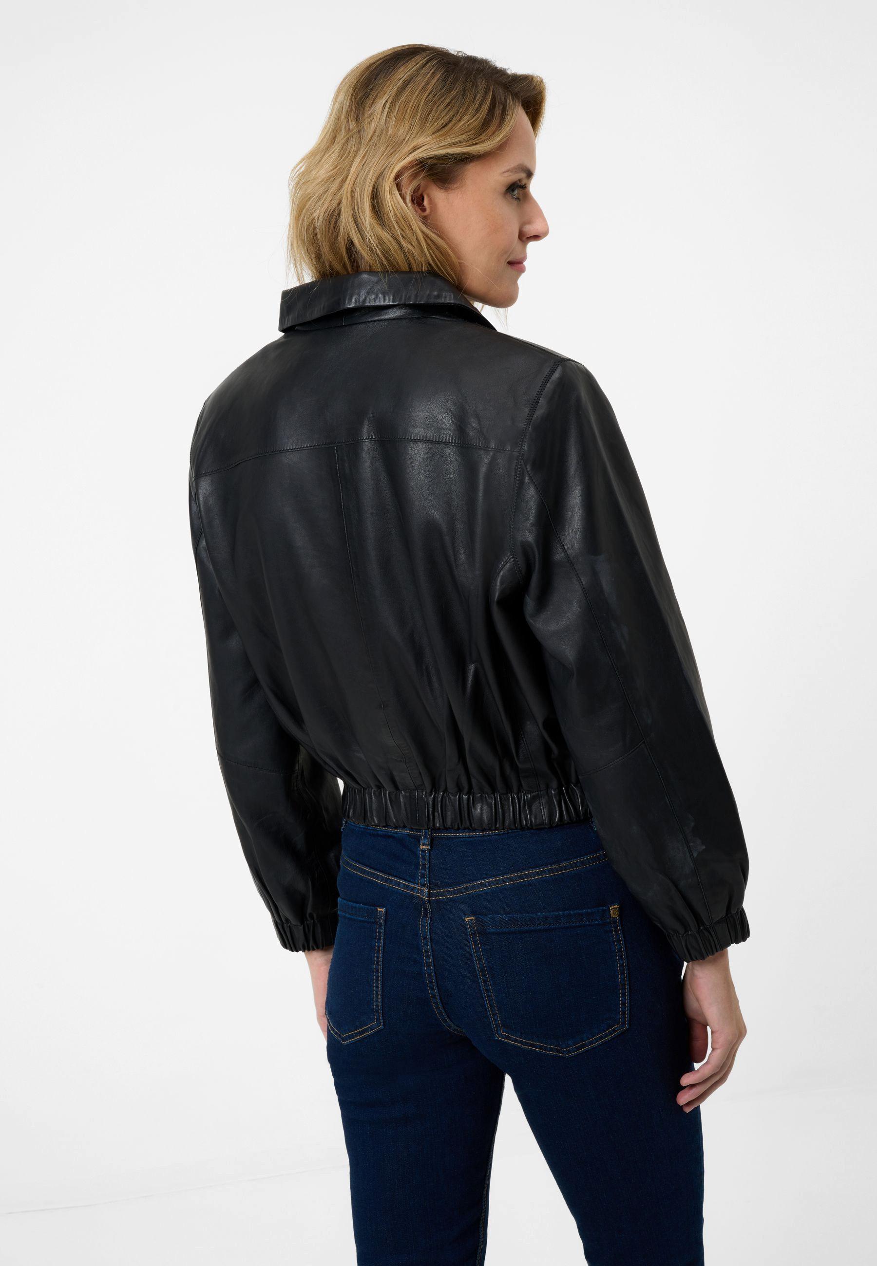 RICANO  Giacca in pelle per donna Lola in stile bomber 