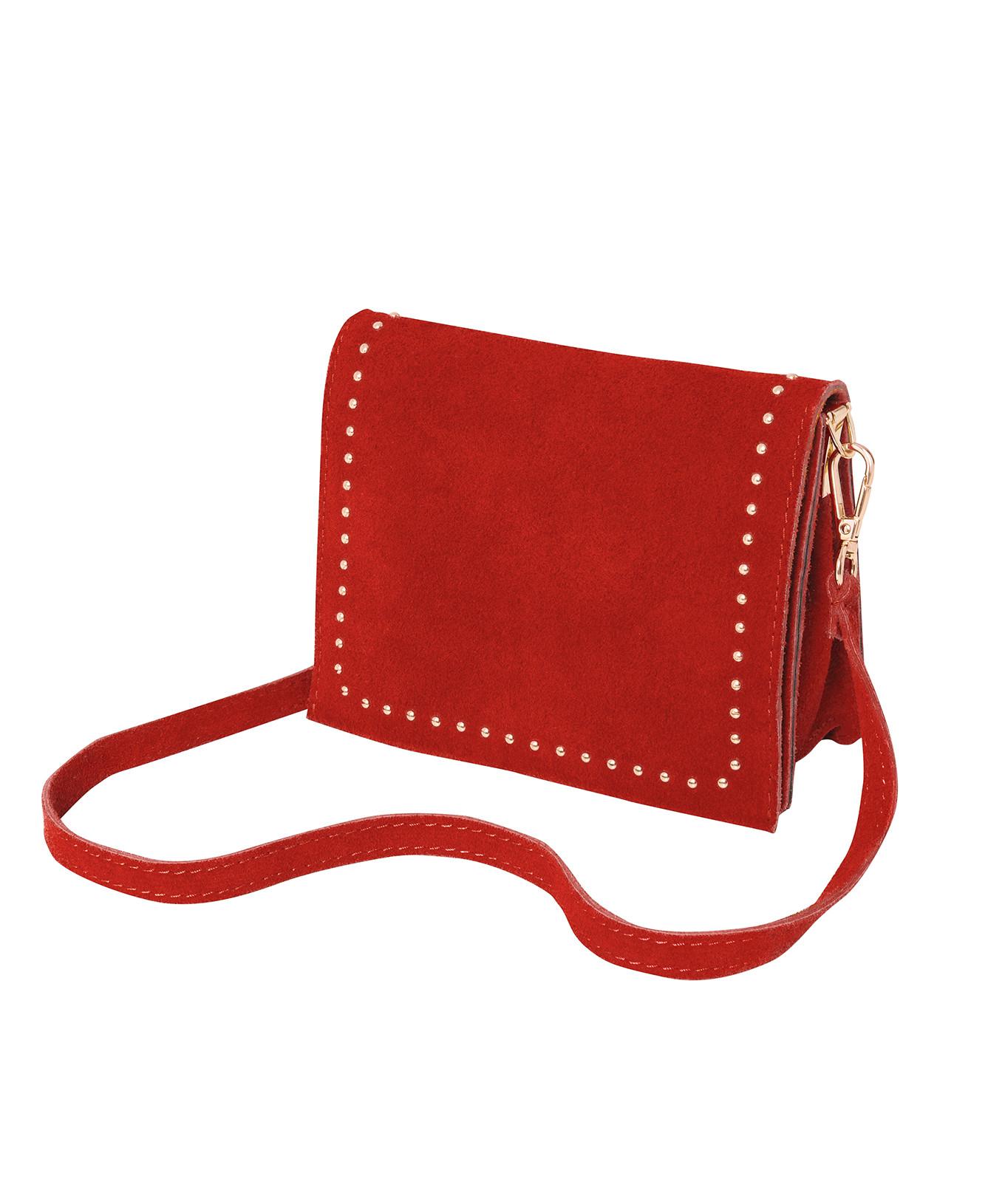 Joe Browns  Wildleder-Crossbody-Tasche mit Nieten 