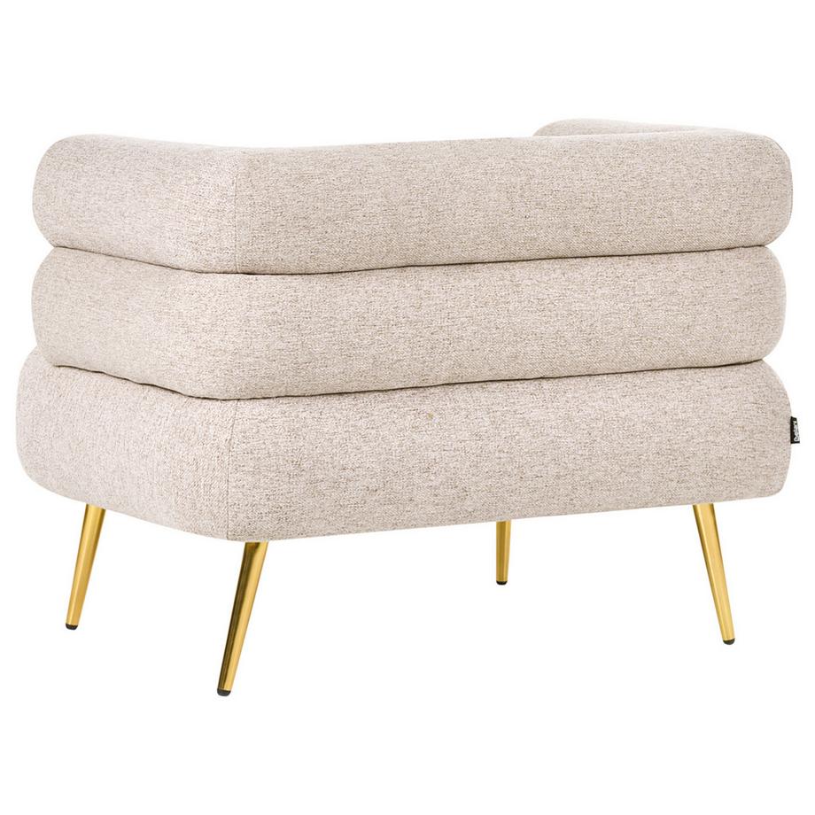 Beliani Fauteuil en Tissu Glamour BOVIK  