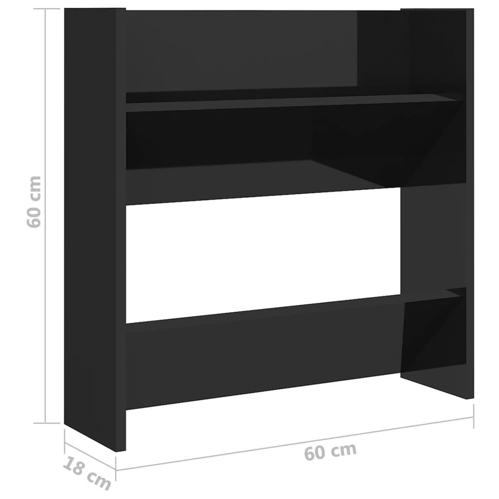 VidaXL Armoire à chaussures murale bois d'ingénierie  