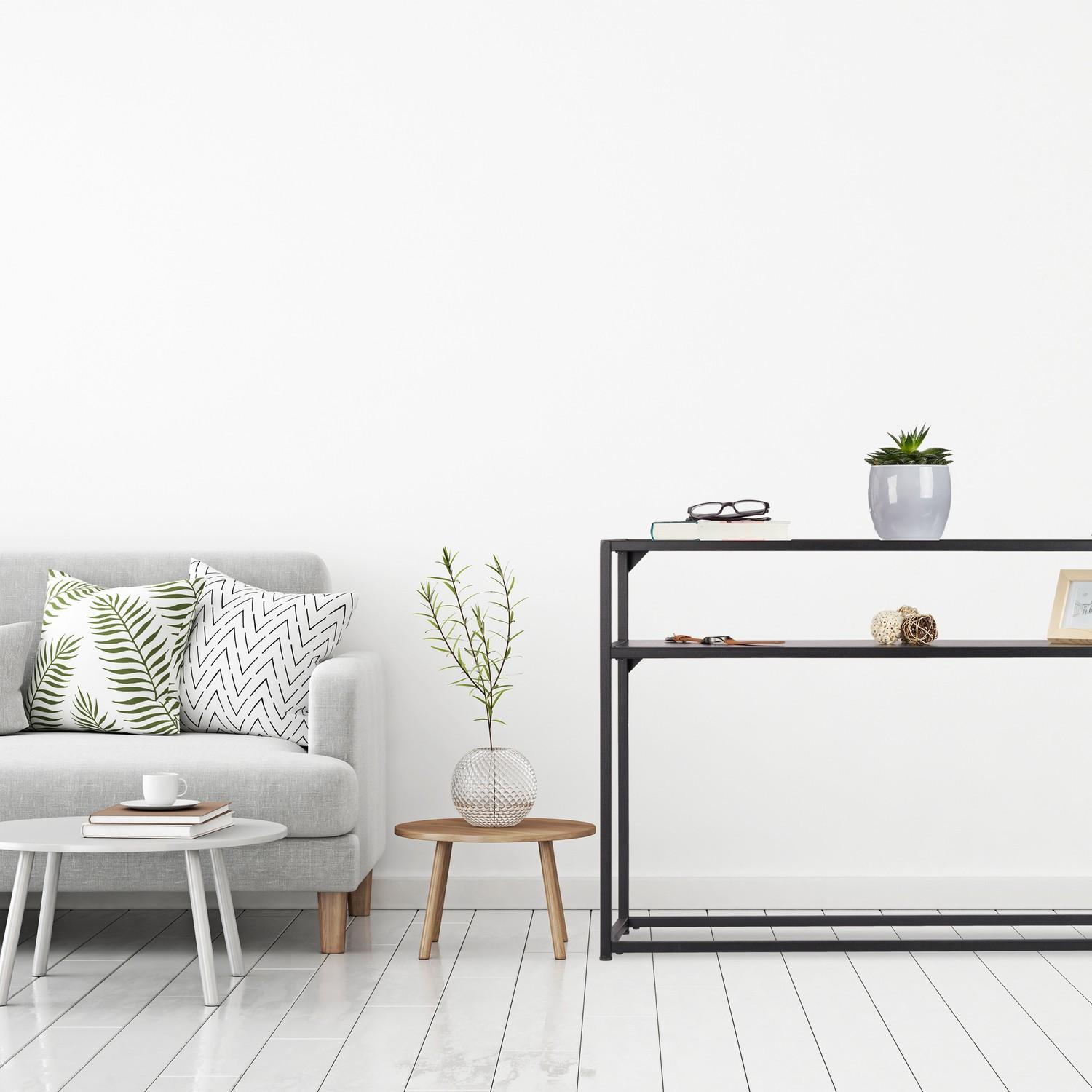 B2X Konsolentisch Glas Metall  