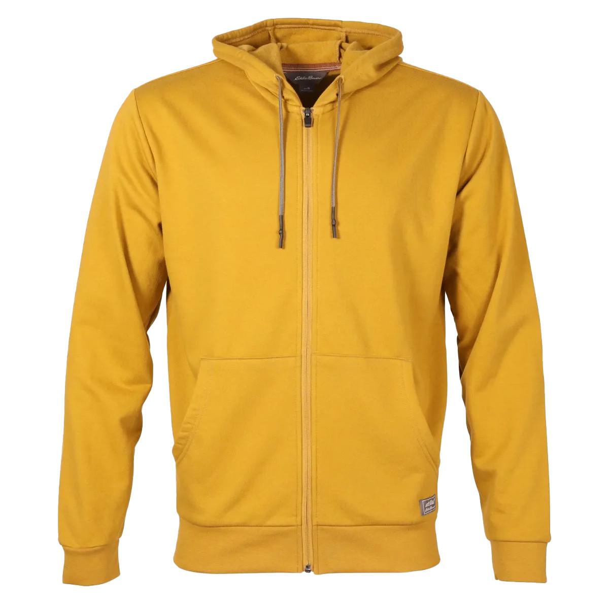 Image of Langärmliger -hoodie Aus Camp-fleece Mit Durchgehendem Reißverschluss Unisex Antikgold M