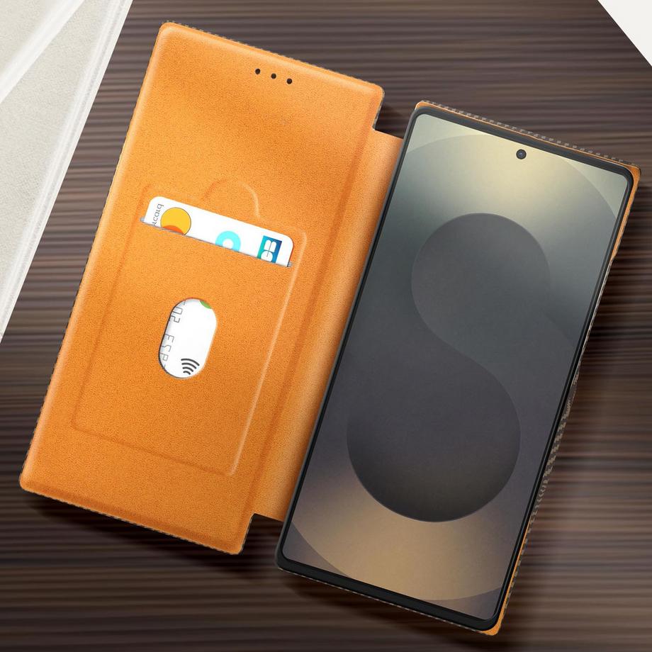 Avizar  Custodia per Samsung Galaxy S25 Ultra Portacarte anti RFID 