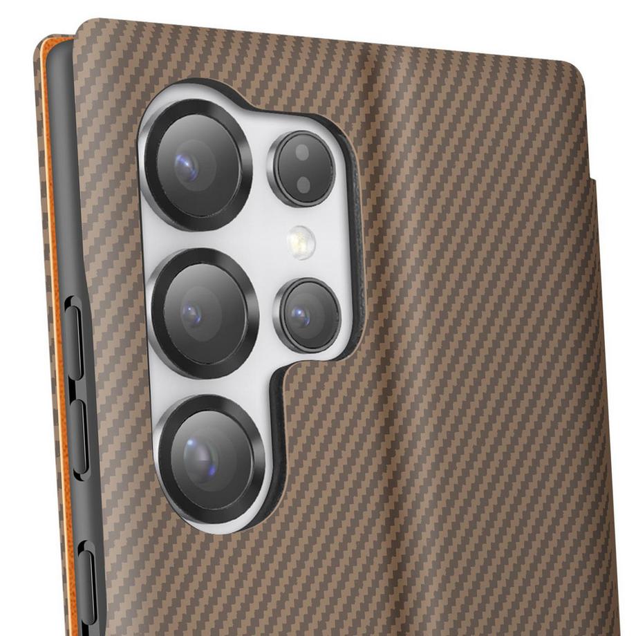 Avizar  Custodia per Samsung Galaxy S25 Ultra Portacarte anti RFID 