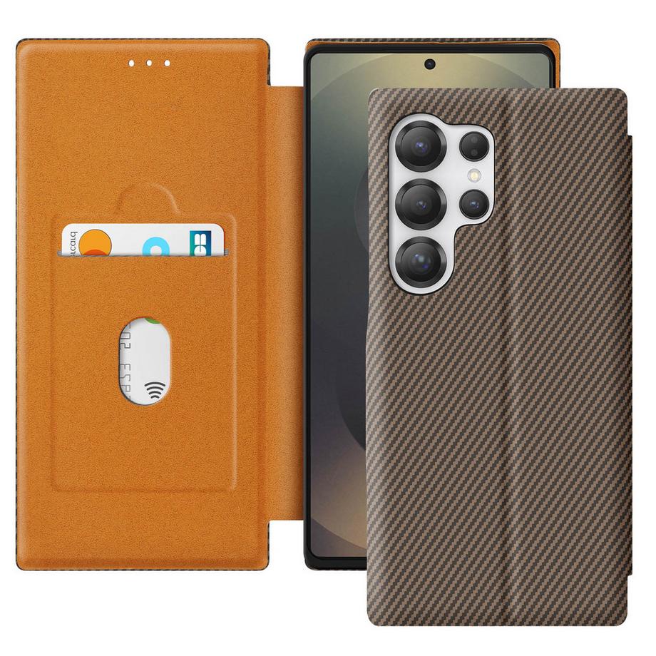 Avizar  Custodia per Samsung Galaxy S25 Ultra Portacarte anti RFID 